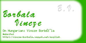 borbala vincze business card